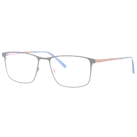 Freigeist Brille 862034 59 70 Herren Fassung: Blau, Metall, Vollrand, Rechteckig