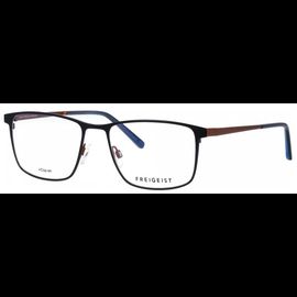 Freigeist Brille 862034 59 70 Herren Fassung: Blau, Metall, Vollrand, Rechteckig