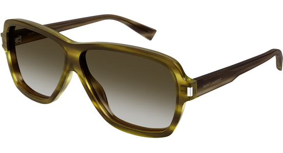 Saint Laurent SL 609 CAROLYN SILVER Herren-Sonnenbrille - Ansicht 2
