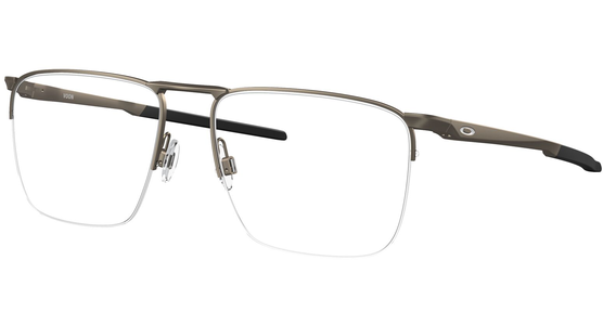 Oakley Brille Voon OX3026 302602 Silber/Schwarz Halbrand - Ansicht 2
