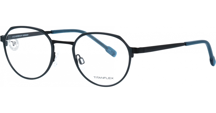 Titanflex Kids 830123 44 10 -Kinderbrille - Fassung: Schwarz, Metall