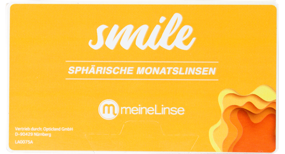 meineLinse smile sphärische Monatslinsen 6er Kontaktlinsen - Ansicht 2
