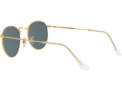 Ray-Ban Round Metal RB3447 9196R5 Gold/Blau - Ansicht 4