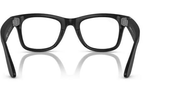 Ray-Ban Meta Wayfarer RW4008 601S1M 53 Matt Schwarz selbsttönende Gläser Graphit Grün (Gen 1) - Ansicht 4