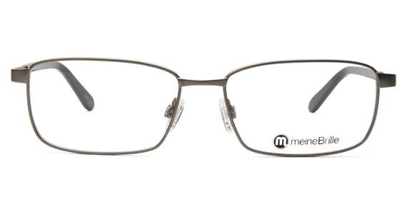 meineBrille 04-12090-02, Hell Gun matt / Dunkelgrau glänzend Front - Ansicht 2