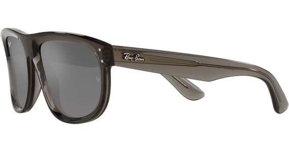 Ray-Ban Boyfriend Reverse 0RBR0501S 6707GS, Dunkelgrau glänzend - LARGE - Ansicht 3