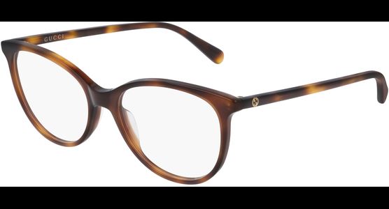 Gucci GG0550O HAVANA Cateye Brille - Ansicht 2