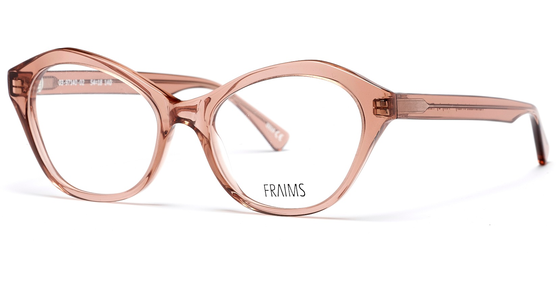 FRAIMS 03-97140-02 Amy, Smoke Rose Kristall Cateye Brille - Ansicht 2