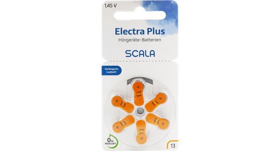 Scala Hörgerätebatterien Electra plus 13 (60 Stk.) - Ansicht 3