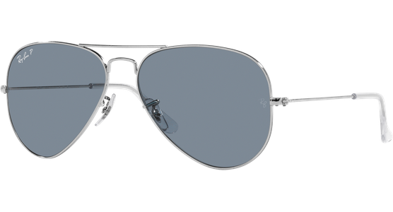 Ray-Ban Aviator Classic RB3025 003/02 Silber/Blau 58 - Sonnenbrille - Ansicht 2