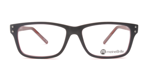 meineBrille 04-69130-01, Marine Blau/Rot Matt front - Ansicht 3