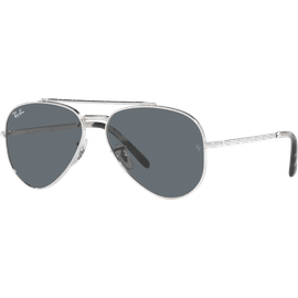 Ray-Ban New Aviator RB3625 003/R5 Silber/Blau 58 Sonnenbrille