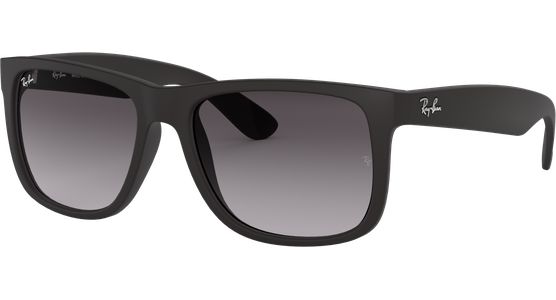 Ray-Ban RB4165 Justin Classic Matt Schwarz / Verlauf Grau 601/8G 54 Sonnenbrille Herren - Ansicht 2
