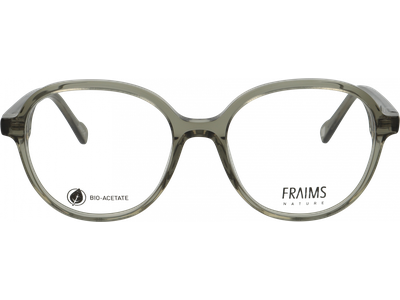 FRAIMS Brille Unisex FRAIMS NATURE 03-31130-01 Willow, oliv-grau Transparent Ansicht 2