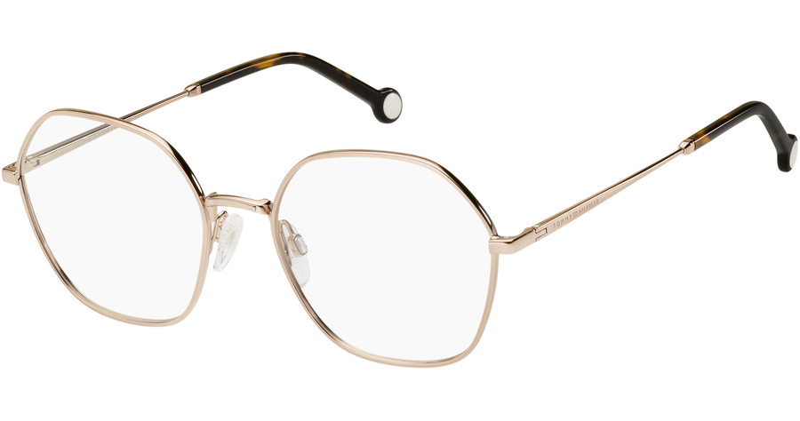 Tommy Hilfiger Brille Damen TOMMY HILFIGER TH 1879 DDB Roségold Ansicht 1