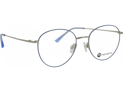 meineBrille Brille Damen meineBrille 04-96090-05, Blau/Silber glänzend Ansicht 2