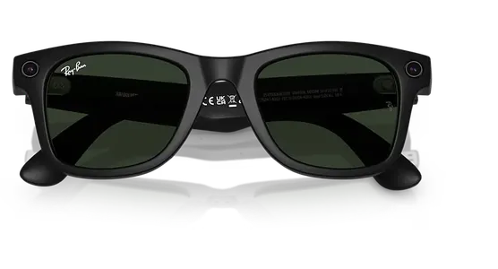 Ray-Ban Meta Wayfarer RW4006 601S1M 50 Matt Schwarz selbsttönende Gläser Graphit Grün (Gen 1) - Ansicht 7