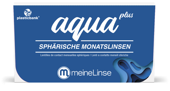 meineLinse aqua plus sphärische Monatslinsen 3er Kontaktlinsen - Ansicht 2