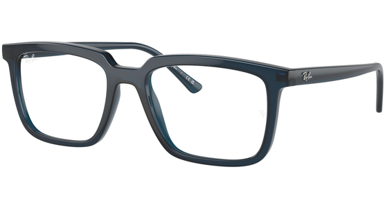 Ray-Ban Brille Alain RX7239 8256, Dunkelblau glänzend - MEDIUM - Ansicht 2