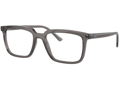 Ray-Ban Brille Unisex Ray-Ban Alain 0RX7239 8257, Dunkelgrau glänzend - MEDIUM Ansicht 3