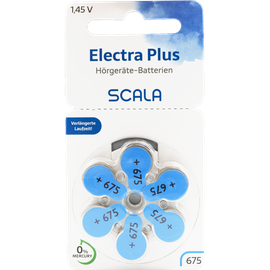 Scala Hörgerätebatterien Electra plus 675 (60 Stk.)