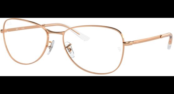 Ray-Ban Brille RX3733V 3094, Glänzendes Rotgold, LARGE - Ansicht 2