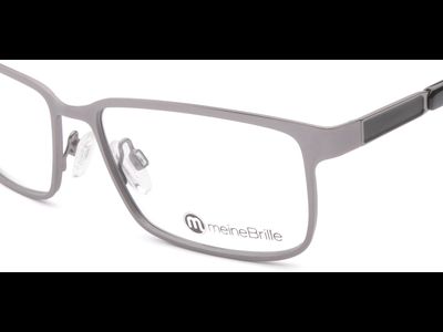 meineBrille 04-69080-02, Dunkel Gun/Schwarz nah