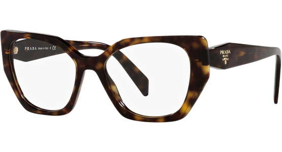 Prada PR 18WV 2AU1O1 Cateye Brille Havana - Ansicht 2