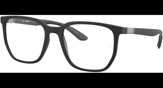 Ray-Ban Brille RX7235 5204, Schwarz matt - XLARGE - Ansicht 2