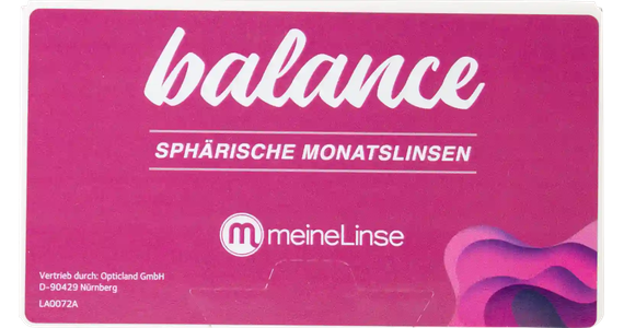 meineLinse balance sphärische Monatslinsen 3er - Ansicht 2