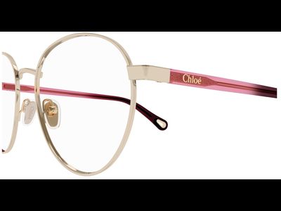 Chloé Brille Damen Chloé CH0269O 53 Gold Ansicht 3