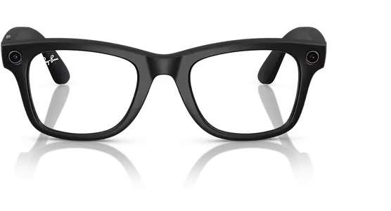 Ray-Ban Meta Wayfarer RW4008 601S1M 53 Matt Schwarz selbsttönende Gläser Graphit Grün (Gen 1) - Ansicht 6