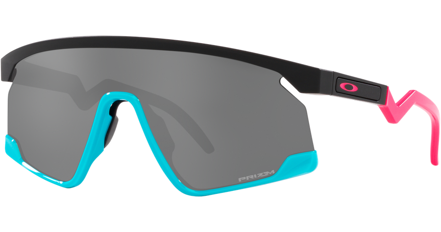 Oakley Bxtr OO9280 928005 - Sonnenbrille Unisex - Fassung: Schwarz, Kunststoff, Rechteck - Glasfarbe: Grau