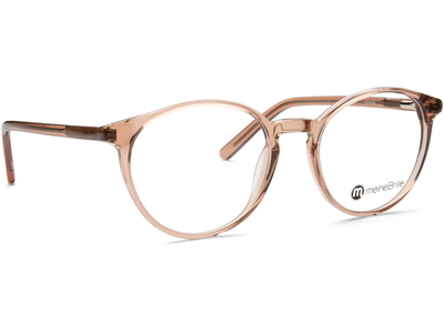 meineBrille 04-12070-02, Nude transparent glänzend Schräg rechts