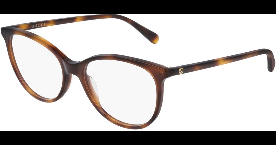Gucci GG0550O HAVANA Cateye Brille
