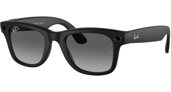 Ray-Ban Meta Wayfarer RW4006 601ST3 50 Matt Schwarz (Gen 1) - Ansicht 2