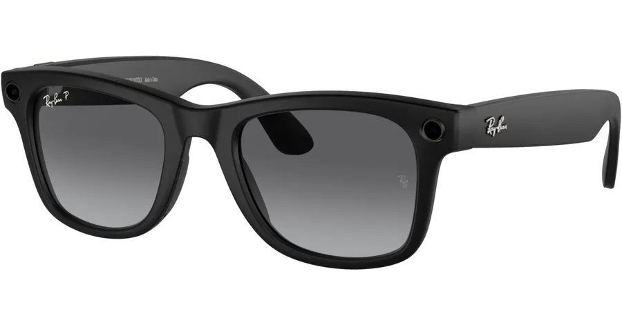  Ray-Ban Meta Wayfarer RW4008 601ST3 53 Matt Schwarz (Gen 1) Ansicht 1