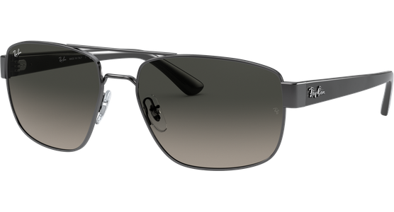 Ray-Ban RB3663 Glänzend Gunmetall / Verlauf Grau 004/71 60 Sonnenbrille Herren - Ansicht 2