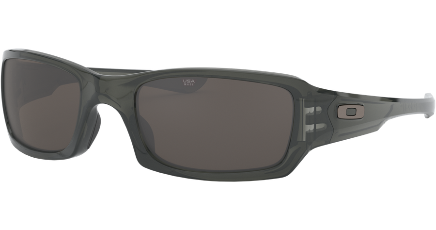 Oakley Fives Squared OO9238 923805 - Sonnenbrille Herren - Fassung: Grau, Kunststoff, Rechteck - Glasfarbe: Grau