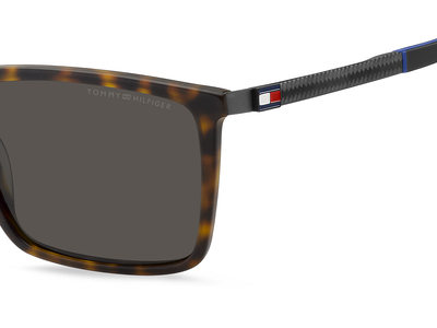 Tommy Hilfiger Sonnenbrille Herren Tommy Hilfiger TH 2077/S 55 havanna Ansicht 4
