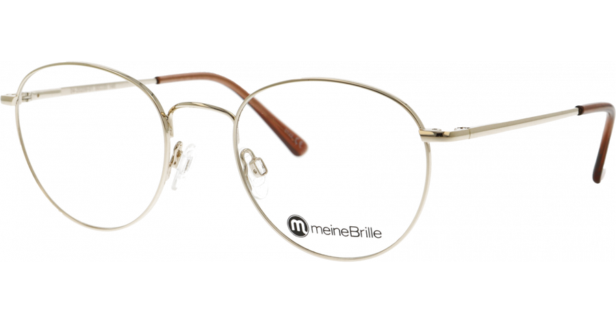 meineBrille 04-20200-01 Gold glänzend Schrägansicht links