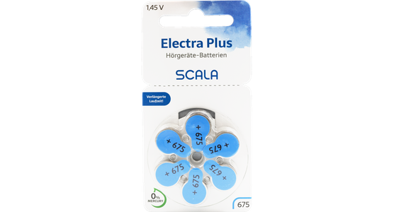 Scala Hörgerätebatterien Electra plus 675 (180 Stk.) - Ansicht 3