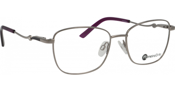 meineBrille 04-40120-02, Silber/Blaulila - Ansicht 3