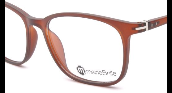 meineBrille 04-69120-02, Dunkel Braun Matt nah - Ansicht 4