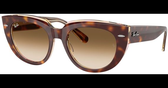 Ray-Ban Doreen RB2286 141451 - Sonnenbrille Damen - Fassung: Havanna, Kunststoff, Eckig - Ansicht 2