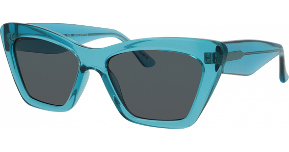 SunRay 06-47190-03, Blau glänzend Cateye Damen-Sonnenbrille - Ansicht 2