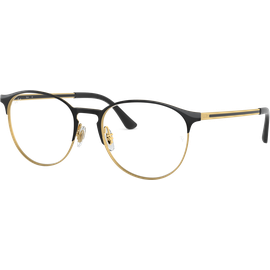 Ray-Ban Brille RX6375 2890 Panto Schwarz/Gold
