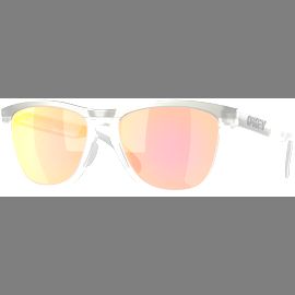 Oakley Frogskins Range OO9284 928401 55 - Sonnenbrille Herren - Fassung: Grau, Kunststoff, Rund - Glasfarbe: Rot