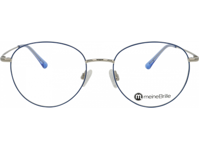  meineBrille 04-96090-05, Blau/Silber glänzend Ansicht 4