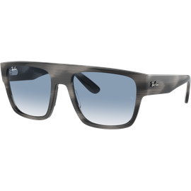 Ray-Ban Drifter RB0360S 14043F - Sonnenbrille Unisex - Fassung: Grau, Kunststoff, Eckig - Glasfarbe: Blau